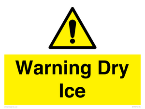 Warning Dry Ice
